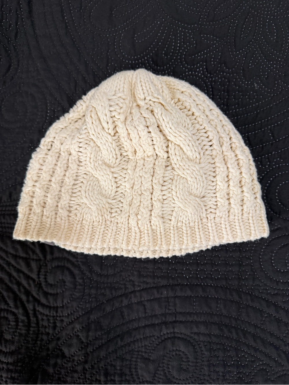 The North Face Cream Knit Beanie - Picture 2 of 3